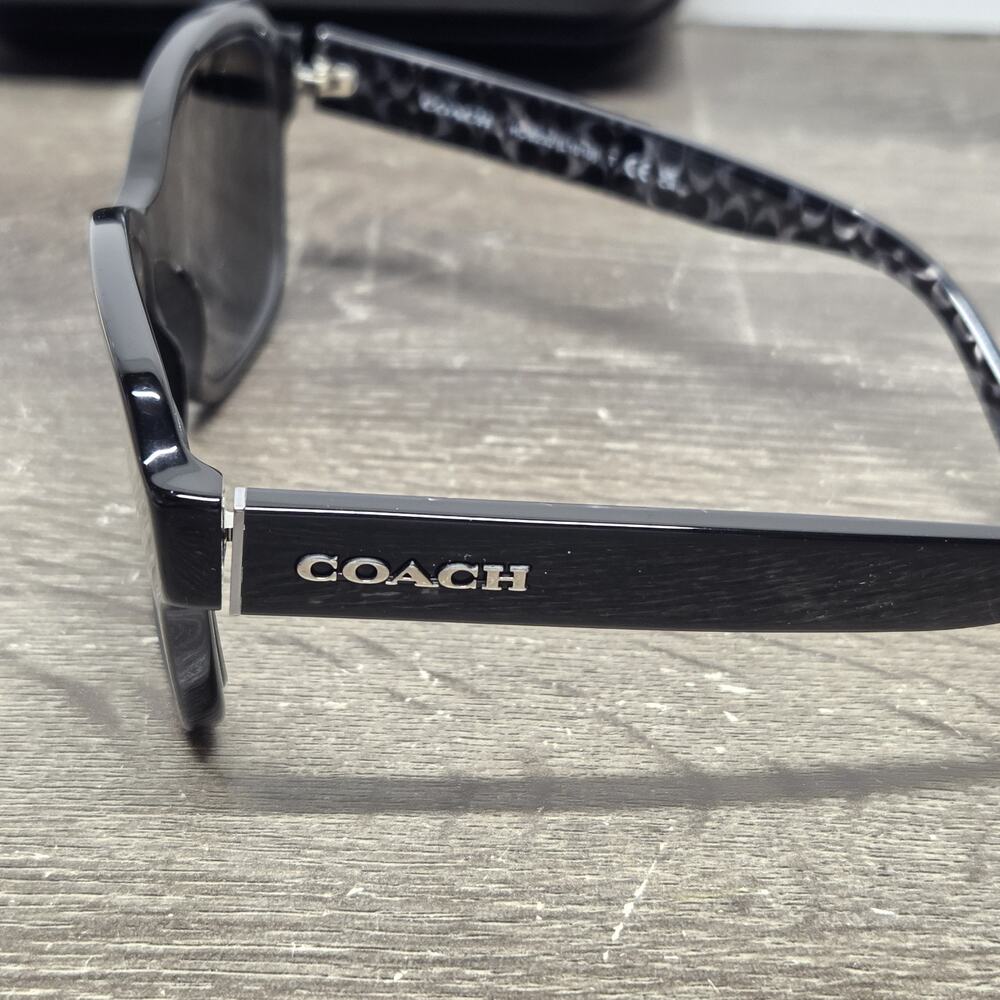 COACH L1010 HC8232 551011 Black 56 17 140 Women's Just Frames/w Cover. **read** - Picture 5 of 8